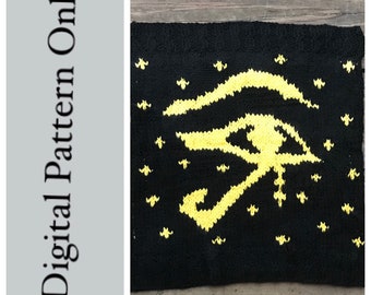 KNIT PATTERN - Horus Cowl - PDF Pattern Only