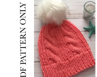 Knotty Cable Knit PDF Pattern Only