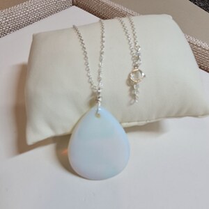 Opalite Necklace, Statement Jewelry