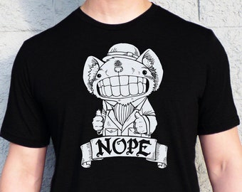 Nope Mouse Mens Tshirt, Funny Shirts for Men, Funny Gifts, Sarcastic Tshirts, Christmas Gifts, Dad Gift, Husband Gift, Mens Graphic Tees