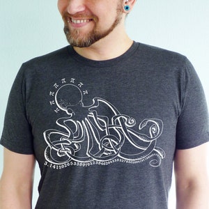 Octo Pi Math Shirt, Octopus Tshirt, Math Teacher Gift, Graduation Gift, STEM Shirt, Math Shirt, Science Shirt, Pi Shirt - OctoPi Mathematics