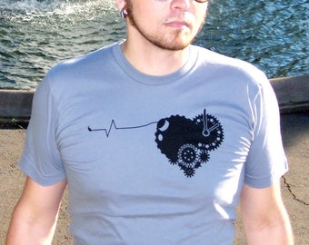 Maglietta a forma di cuore, maglietta da fidanzato, regalo per marito, regalo per papà, maglietta a forma di cuore, regalo per uomo, regalo per anniversario, maglietta dell'amore - Tender Time Bomb