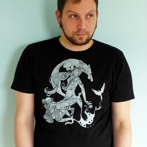 Coffee Shirt, Fox Shirt, Caffeine Shirt, Coffee Gift, Mens Tshirt, Screen Printed Tshirt, Mens Graphic Tee - Coffee Creatures Unisex Tshirt