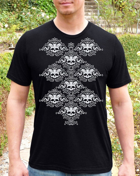 Skull Shirt Men Halloween Shirts Mens 