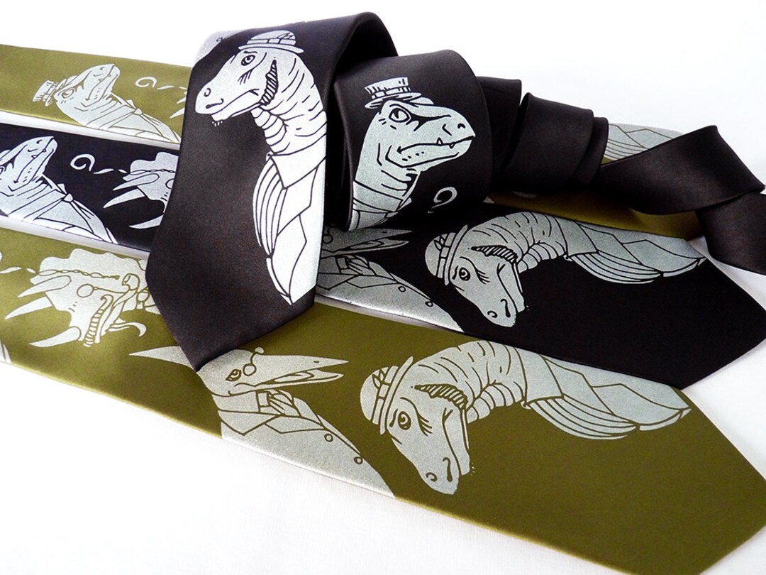 mens dinosaur tie