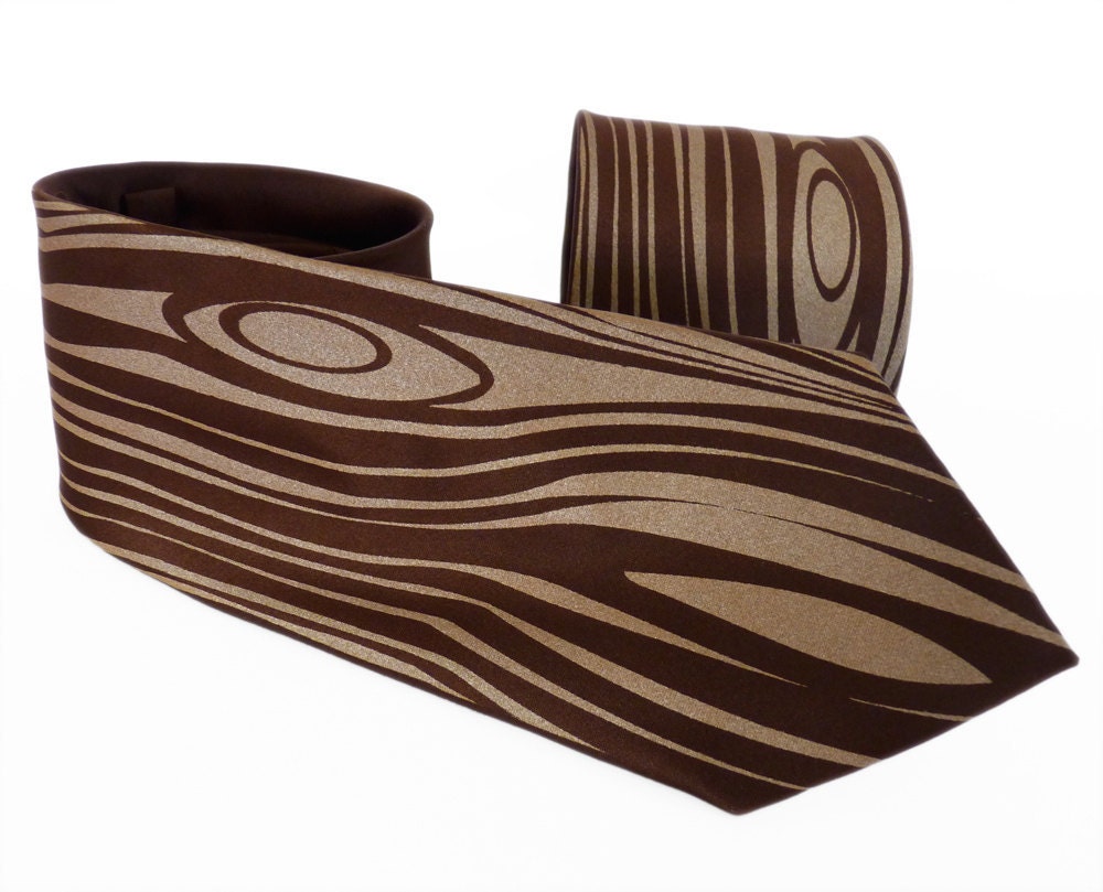 Wood Grain Necktie, Woodworking Gifts, Necktie for Men, Men Tie, Dad …