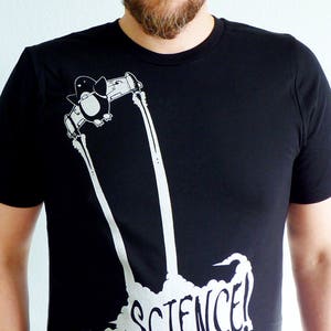 Penguin Science Tshirt, Science Shirt, Funny Tshirt, Science Gift, Science Teacher Tshirt, Jetpack Penguin Shirt Flight of the Penguin Tee image 2