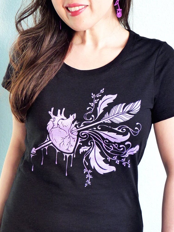 Anatomical Heart Shirt, Valentines Day Shirt, Wife Gift, Love Tshirt, Valentines Day Gift for Her, Heart Shirt - Lovestruck Womens Tshirt
