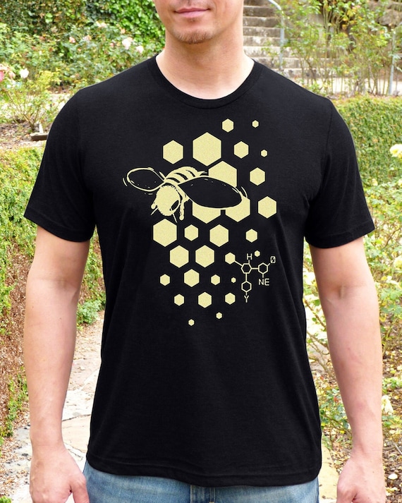 Bee Tshirt, Science Tshirt, Bee Shirt, Science Shirt, Unisex Tshirt, Chemistry Tshirt, Teacher Tshirt, Science Gift, Bee Scientific Shirt