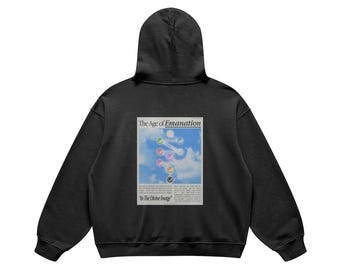Emanation |  100% Cotton, Oversized, Faded Wash Hoodie
