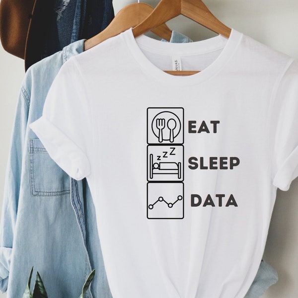 Eat Sleep Data -  SPED Teacher Shirt - School Psychologist Shirt - BCBA Shirt - Show me the Data- Behavior Analyst- Behavior Analysis