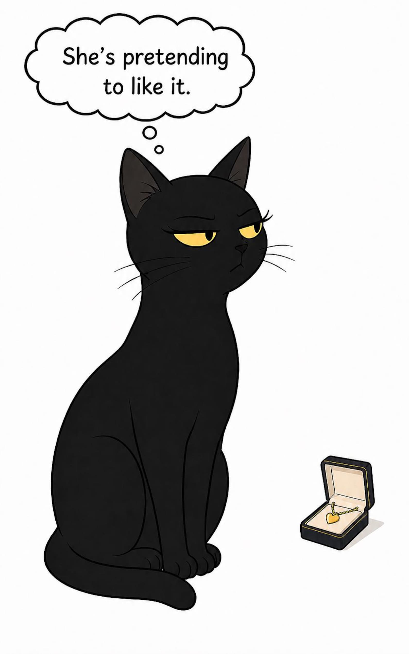 Black Cat Diaries greeting card series