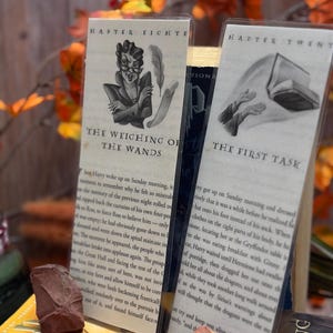 The Goblet of Fire -Chapter With Picture-Handmade Bookmark-Bookish Gift-Pages from Books-Handmade Bookish-