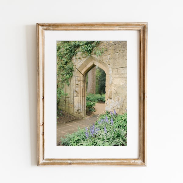 Secret Garden, Cotswolds Wall Art, England Photography, Travel Fine Art Print, Floral Wall Decor, Cottage Decor, Cotswolds Photography