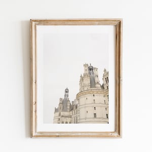 Chambord Chateau Print, Loire Valley Wall Art, France Photography, Travel Fine Art Print, Minimalist Wall Decor, Loire Valley Photography