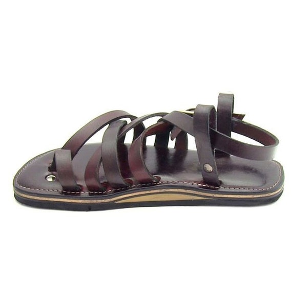 custom leather sandals