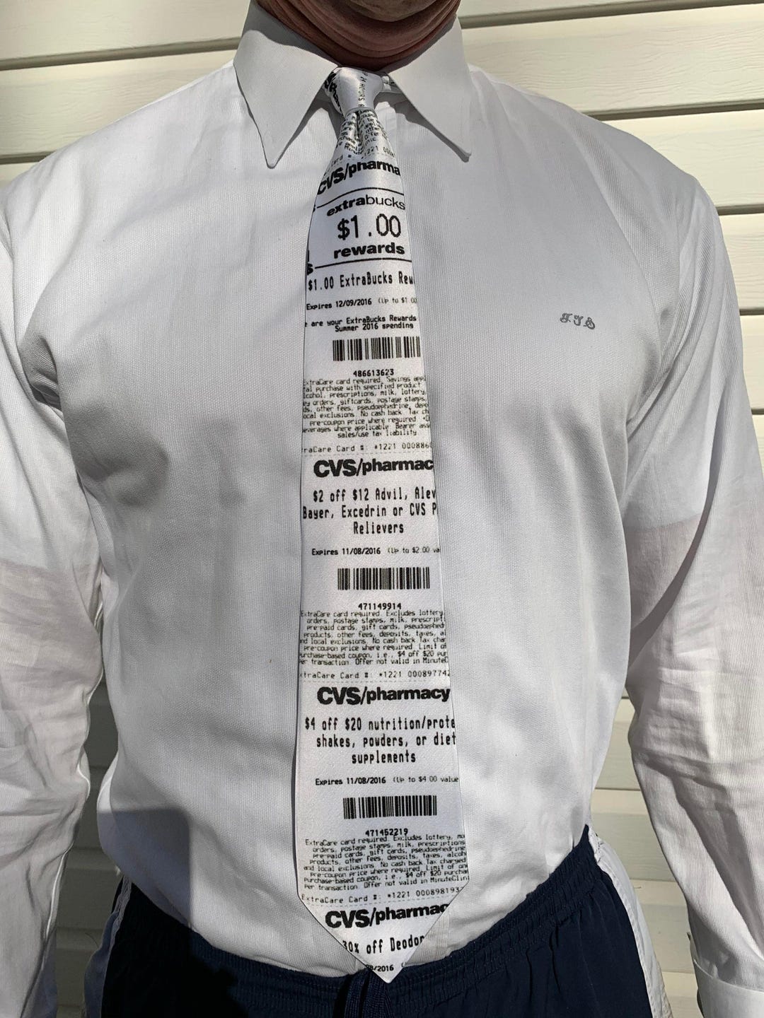 cvs receipt tie