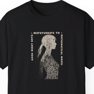 Binary Code Girl T-Shirt: Funny Math Humor, STEM Geek Gift