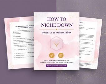 Niche Down Guide | Business Strategy Blueprint (Digital Download)