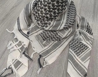 Traditionele Palestijnse Keffiyeh - 100% handgemaakt katoen - #FreePalestine