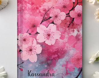 Cherry Blossom Tree, Cherryblossom, Cherry Blossom Decor, Pink Sakura, Cherry Blossom Print, Journal Pastel, Watercolor Cherry Blossoms