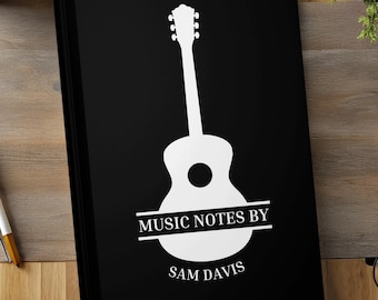 Regalo para guitarrista, regalo para entradas de conciertos, diario para hombres, diario musical, libro de diario de conciertos, regalo para músicos, regalo para amantes de la música.