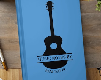 Regalo para guitarrista, regalo para entradas de conciertos, diario para hombres, diario musical, libro de diario de conciertos, regalo para músicos, regalo para amantes de la música.