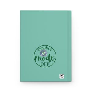 Personalized Teacher Retirement Journal, Succulent Design, Funny Retirement Gift image 6