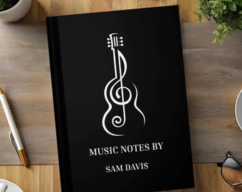 Regalo para guitarrista, regalo para entradas de conciertos, diario para hombres, diario musical, libro de diario de conciertos, regalo para músicos, regalo para amantes de la música.