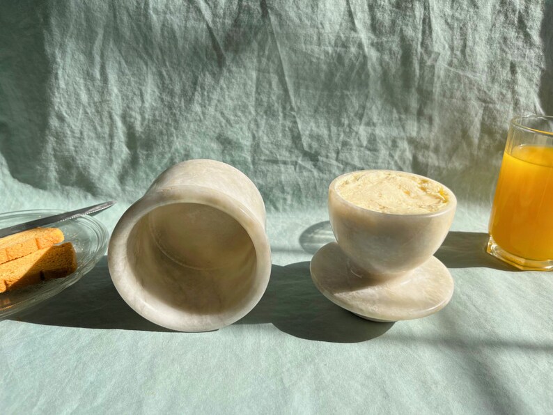 Butter Dish with Lid French Inspired Elegance for Creamy Delights, French Butter Crock, Marble Butter Keeper, Unique Butter Dish Home Gift