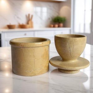 Butter Dish with Lid - French Butter Crock, Marble Butter Dish, Butter Keeper, Kitchenware Crock | Unique Gifts for Her | Christmas Gifts