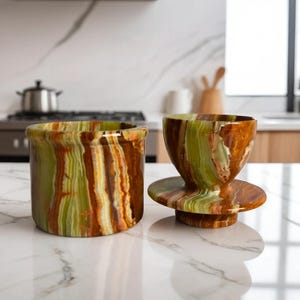 Butter Dish with Lid French-inspired Marble Butter Keeper, Unique Butter Crock with Lid, Stoneware Crock, Best Gift for Her | Halloween Gift
