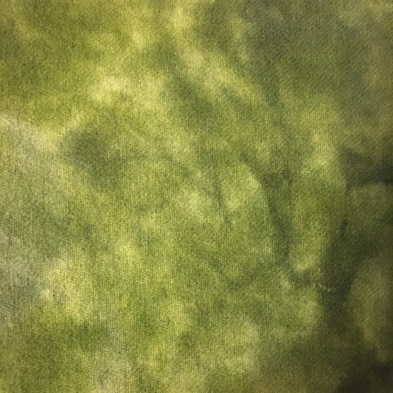 Handdyed Wool Fabric grass Etsy