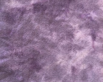 Hand-dyed Wool Fabric - "Lavender"