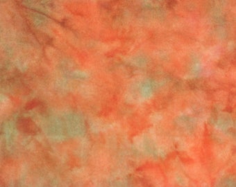 Hand-dyed Wool Fabric - "Pumpkins"