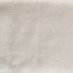 Può includere: Una superficie di tessuto bianco liscio con un aspetto leggermente strutturato.