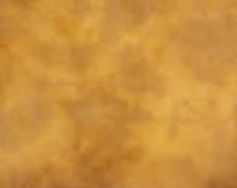 Hand-dyed Wool Fabric - "Sunflowers"