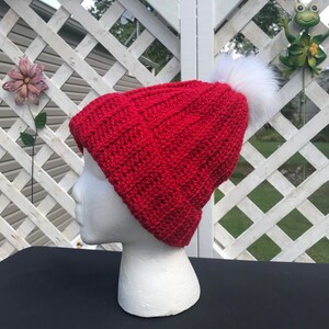 Red sparkle hat image 2
