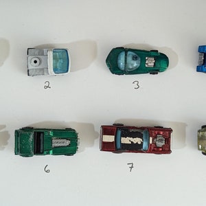 Redline Hotweels cars 1960, 1970 Mattel