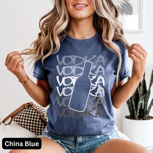 Vodka Vibes Unisex Shirt, Cinco de Mayo, Mardi Gras drinking shirt, Festival party apparel, Vodka shirt, gift for Vodka lover, drinking tee
