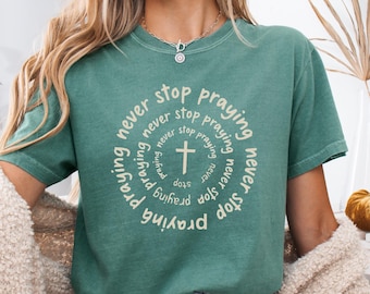 Faith-Inspired Comfort Colors T-Shirt for Daily Inspiration, Casual Faith Tee, Gift for Believers, Christian Apparel, Encouragement Shirt