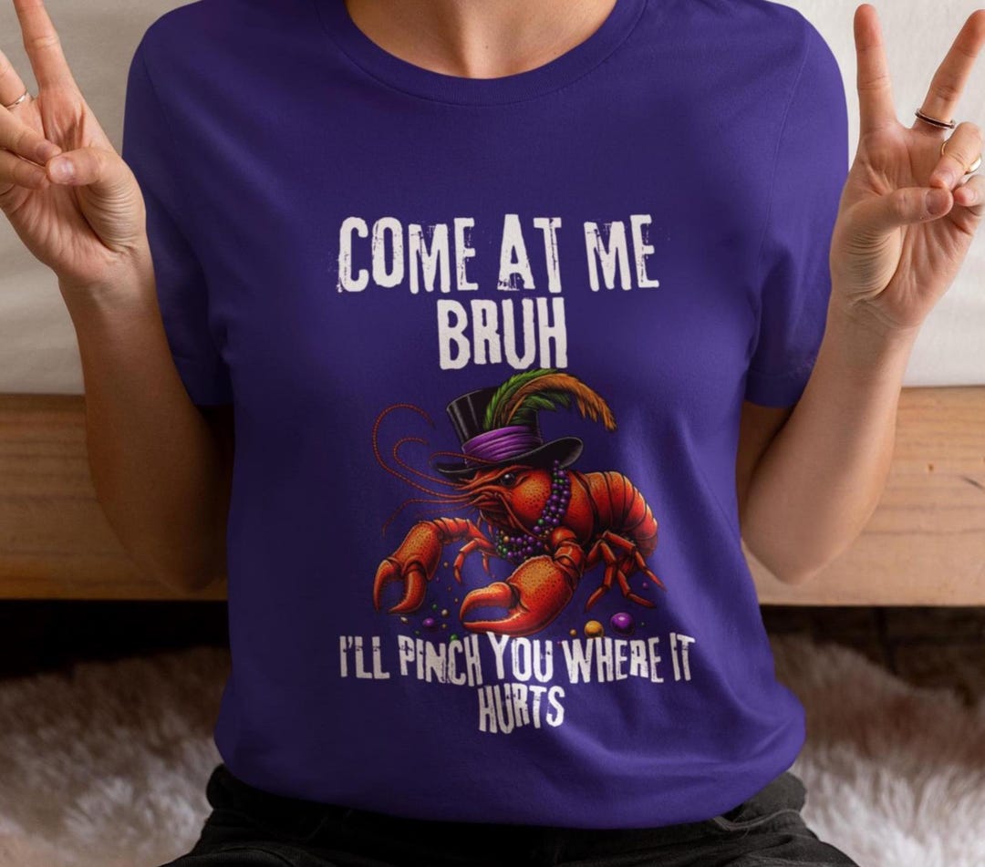 Crawfish Mardi Gras Tee main image 0