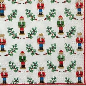 Christmas Holiday Napkin Bundle, Santa, Christmas trees, Nutcracker, Dogs, Elf, Ornaments
