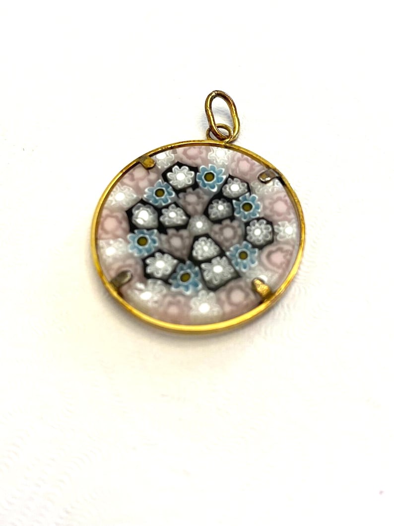 Pendente Stella In Vetro Di Murano Millefiori - GlassOfVenice, Colore Rosa, Gioiello Artigianale Italiano Con Certificato - 2