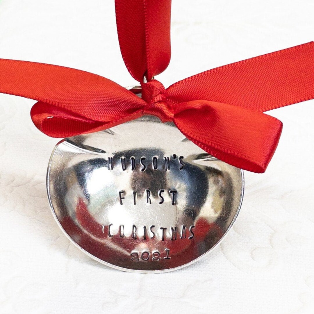 Custom Stamped Spoon Ornament Etsy