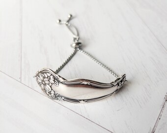 Arbutus Adjustable Silverware ID Bracelet