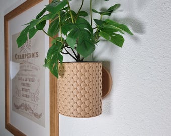 Modern flowerpot Milena – Sustainable design for your wall / table decoration / decoration / planter / large flowerpot / modern flowerpot