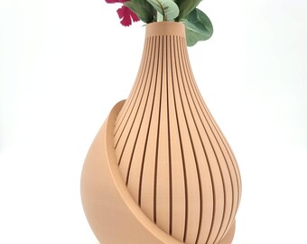 Vase / decorative vase / 3D print / pampas grass / dried flowers / decoration / flower vase / flower vase / dried flowers / table decoration dried flowers