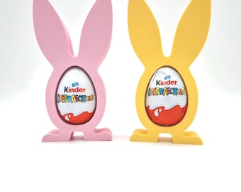 Easter Easter Bunny Ü-Ei Kinder | Surprise Egg Easter Bunny Egg Holder | Various Colors | Easter Gift Ü Egg Kinder Surprise