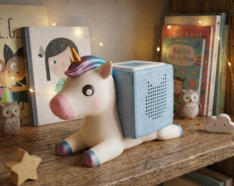 Unicorn Toniebox Holder | Tonie Shelf | Tonie Storage | Gift Idea for Girls & Boys | Tonie Accessories |